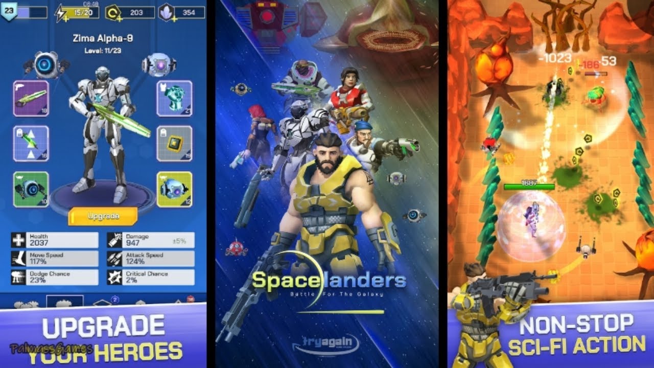 Spacelanders Gameplay Android | New Game