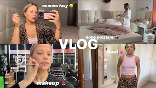 VLOG - po 3 letech sundavám řasy, velký haul