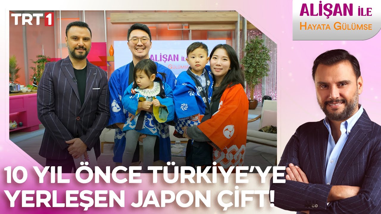 10 yıl önce Türkiye'ye yerleşen Japon çiftle stüdyoda eğlenceli anlar! I @AlisanileHayataGulumseTRT