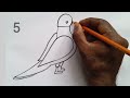 How to draw parrot drawing easy step by stepaarav drawing creative