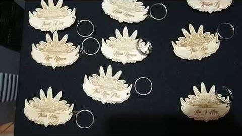 Sản Xuất Làm Móc Chìa Khóa Khắc laser Theo Yêu Cầu