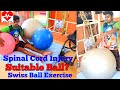 spinal cord injury paraplegic swiss ball exercise