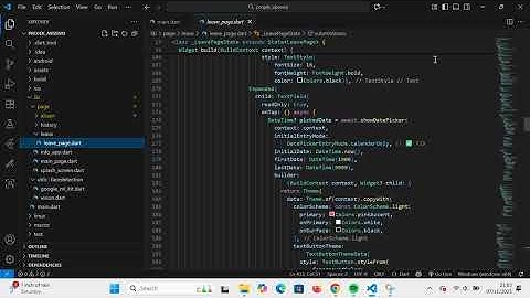 APLIKASI ABSENSI SEDERHANA MENGGUNAKAN FLUTTER || KELOMPOK 3 || X RPL C 