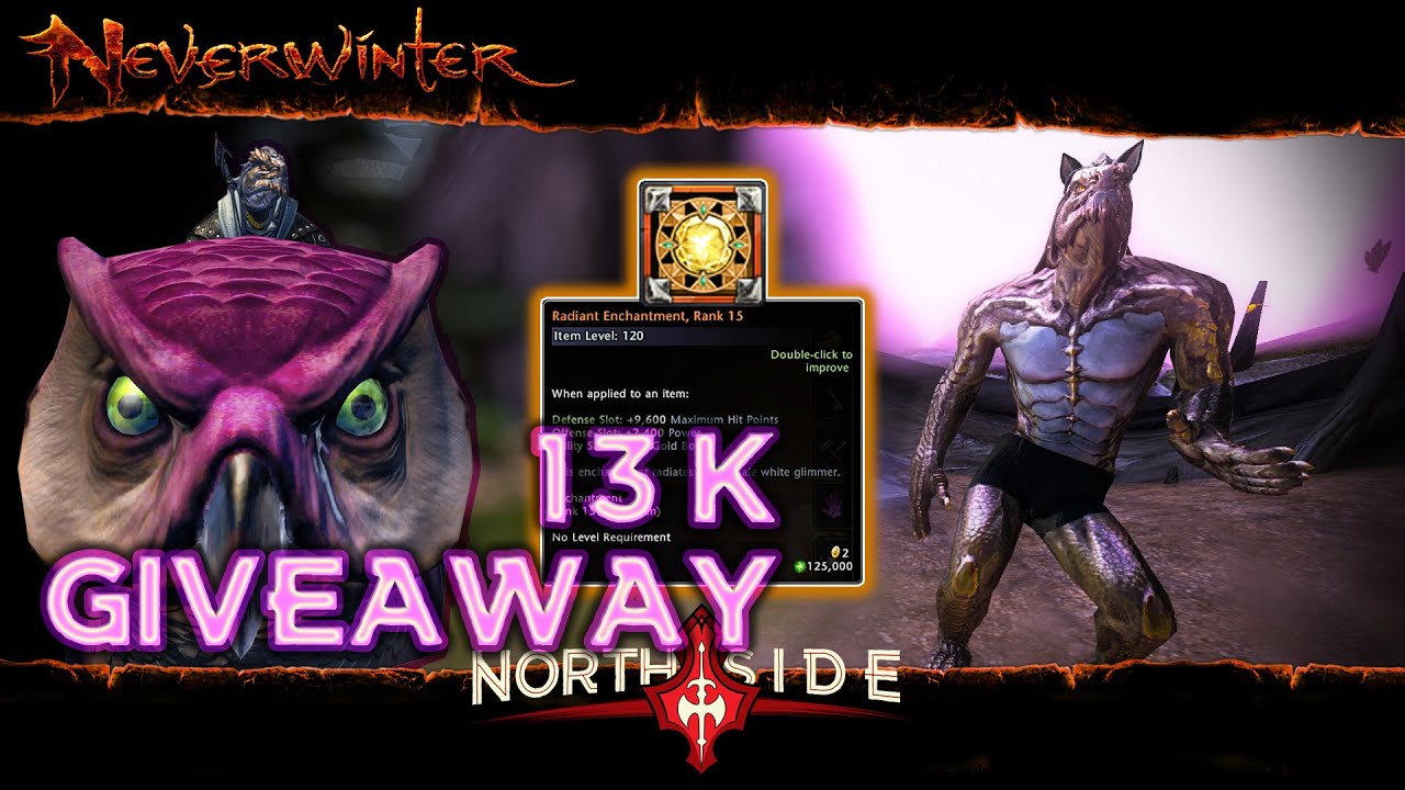 CLOSED Neverwinter Giveaway Metallic Ancestry Dragonborn r15 Codes PC XBOX PS4 13k Special Northside