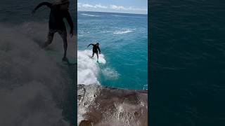 Why paddling to a wave when you can jump?