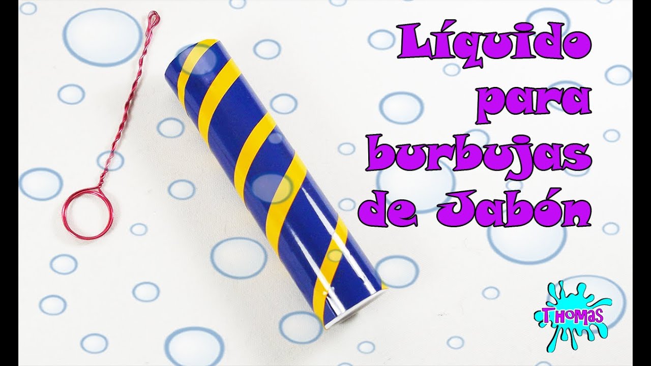 Burbujas de jabón caseras -Líquido para burbujas- DIY - YouTube