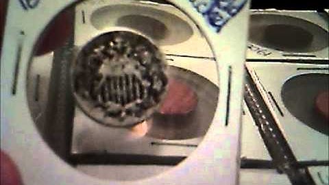 coin collection - half dimes nickels and odd den.