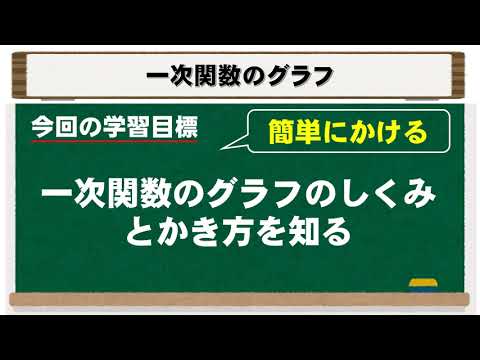 中学数学 一次関数のグラフ Youtube 中学数学 一次関数のグラフ Youtube