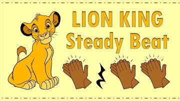 Easy Steady Beat Play Along | The Lion King 🎶🦁