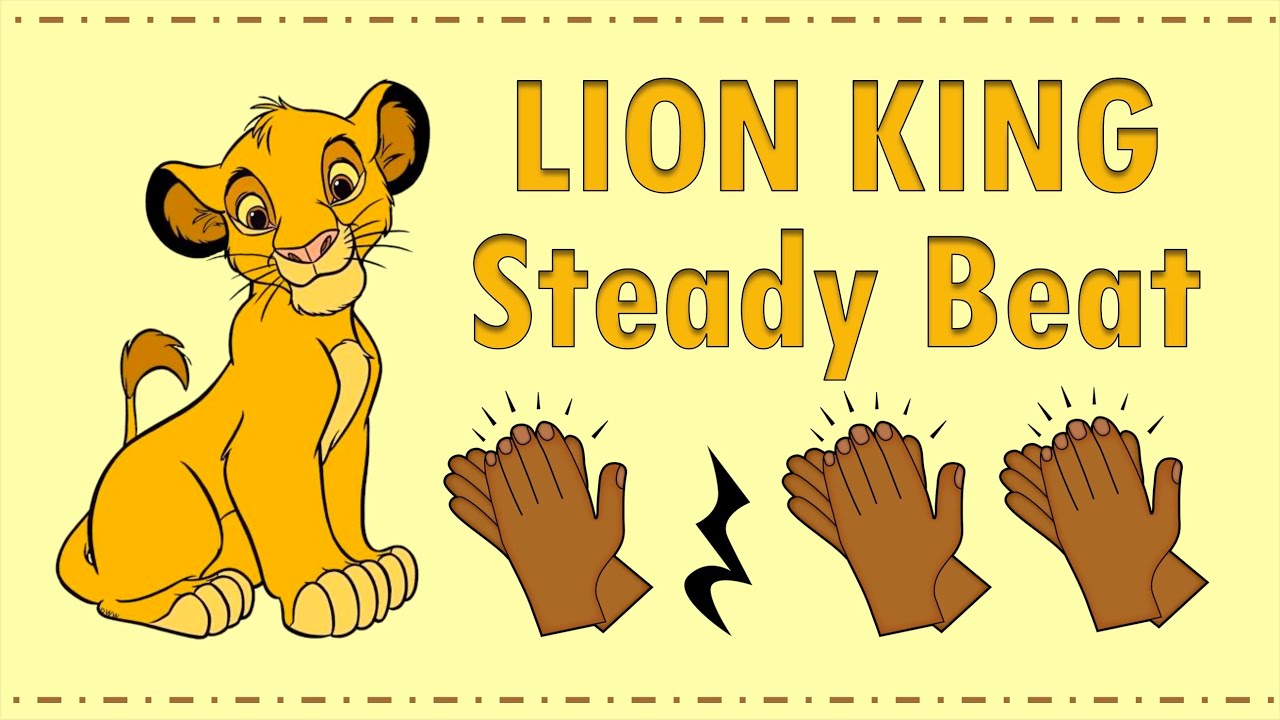 Easy Steady Beat Play Along | The Lion King 🎶🦁