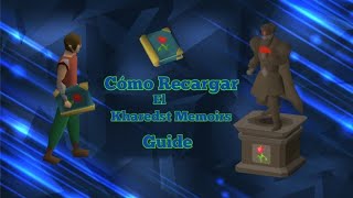 [OsRs] How to reload the Kharedst Memoirs Guide 2021 (Spanish)