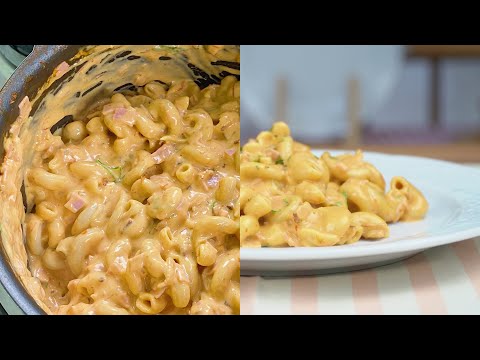 SENSACIONAL! ALMOÇO E JANTA PRONTOS EM POUQUÍSSIMOS MINUTOS - FAÇA ESSE MACARRÃO CREMOSO EM 1 PANELA. 