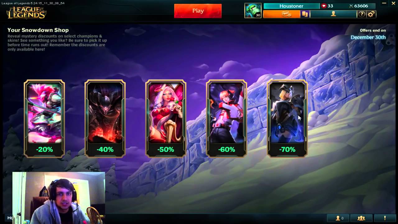 Snowdown skins shop | Personalized offers | League of Legends