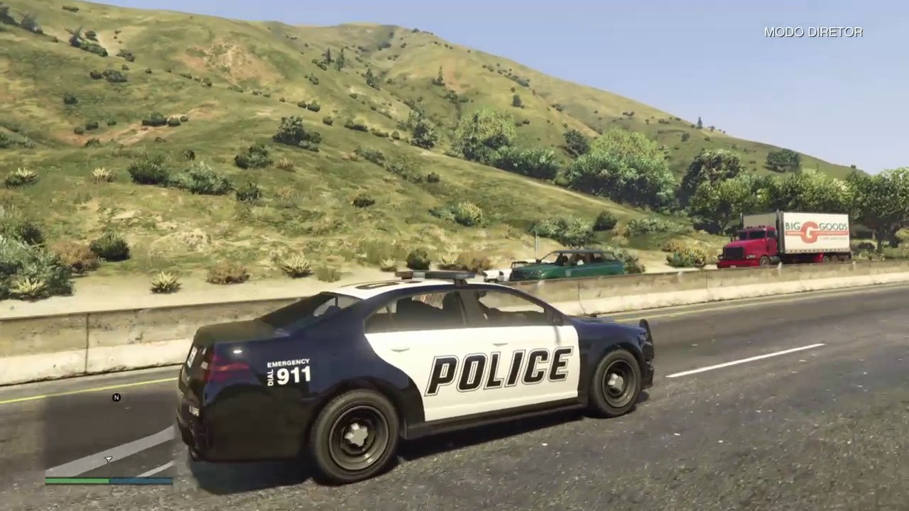 Como Ser Policial no GTA 5 (PS4) Sem Mod