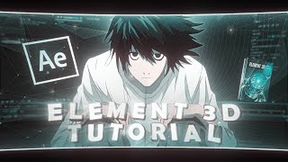 Element 3D tutorial | After effects tutorial + Project file