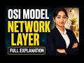 OSI Model Network Layer 🔥Easy Explanation in Hindi (3rd Layer) #viral #osimodel #trending #video