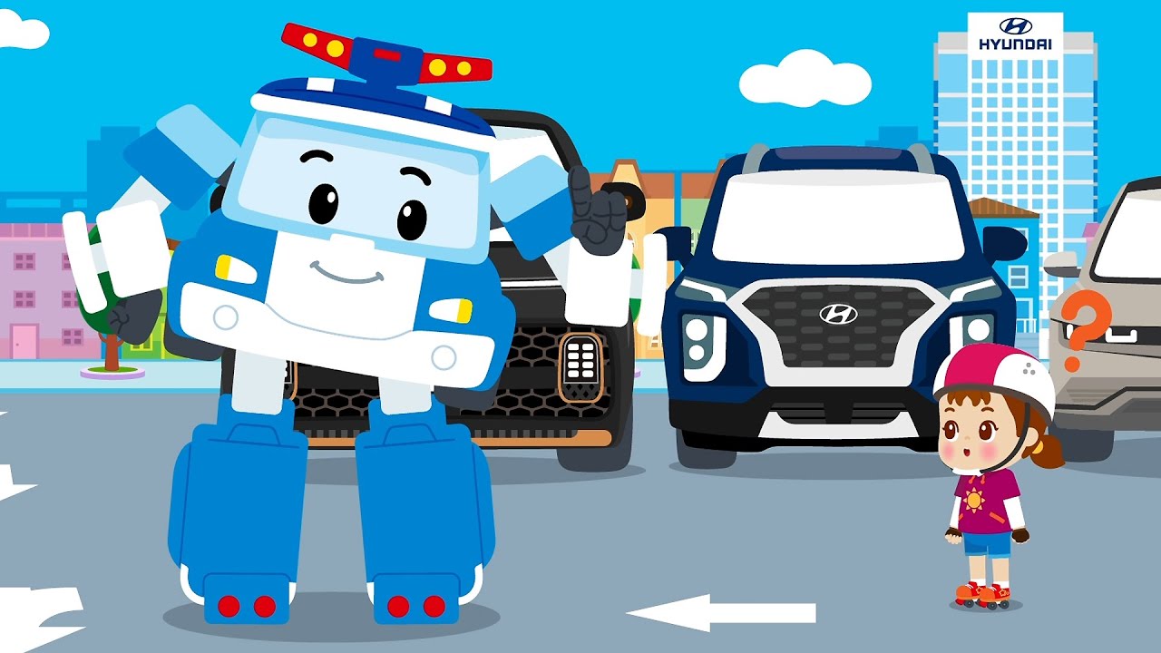 로보카폴리와 함께하는 현대자동차 교통안전 캠페인｜폴리와 함께하는 교통안전 노래이야기 | 1화~3화 이어보기｜귀여운 MV｜어린이 애니메이션｜로보카폴리 TV