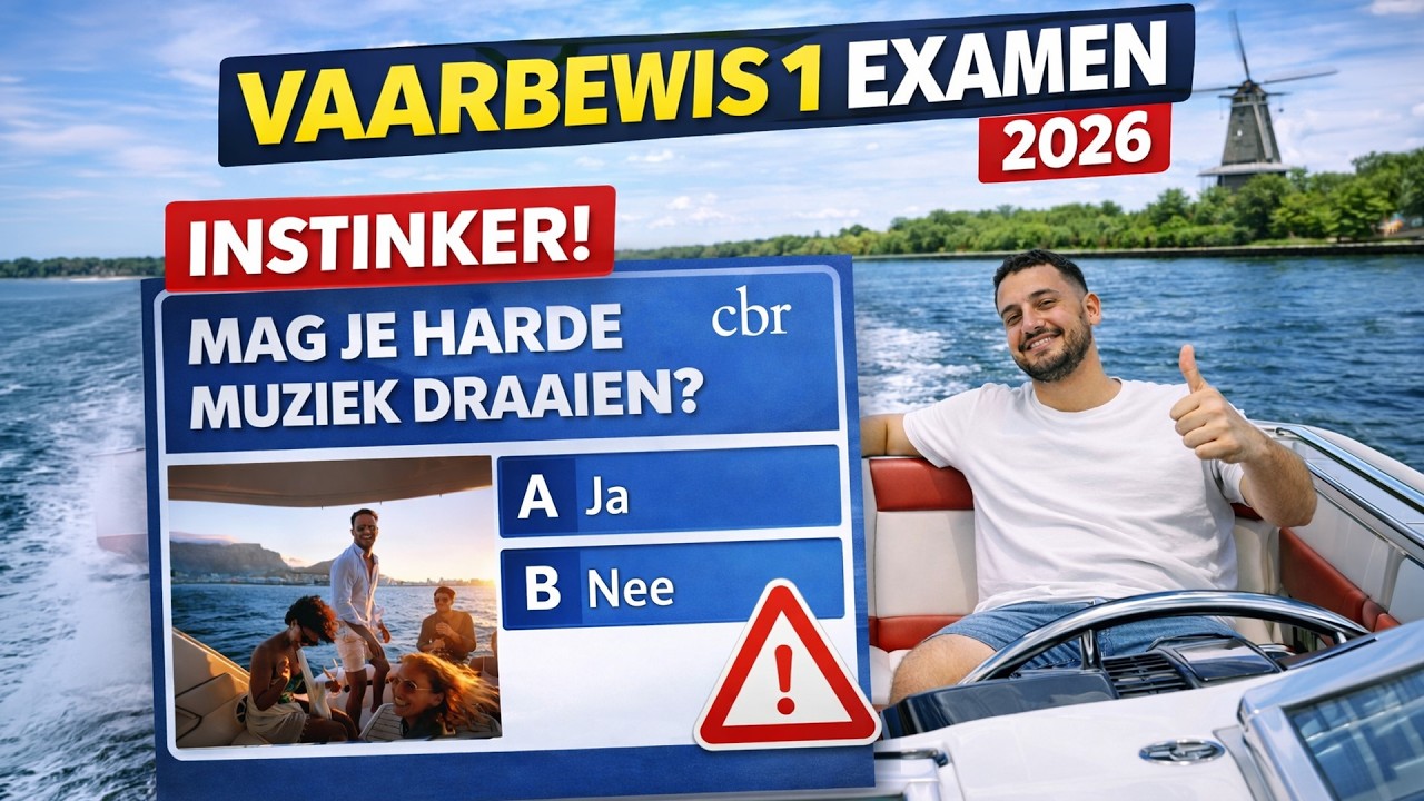 Vaarbewijs 1 Theorie Examen 2026 – Volledig Oefenexamen (40 Vragen)