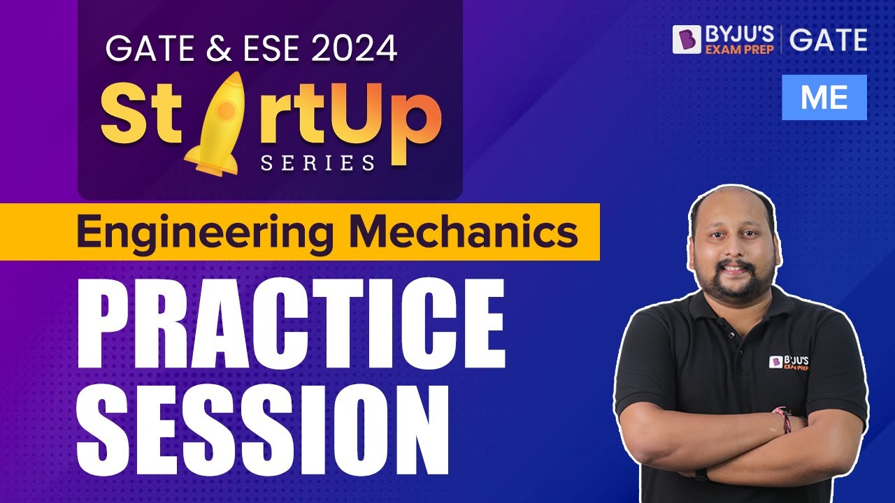 Engineering Mechanics Question Practice | GATE & ESE 2024 Mechanical (ME) & Civil (CE) Exam Prep