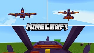 Incrível AVIÃO no Minecraft PE 1.21+ | Bedrock addon