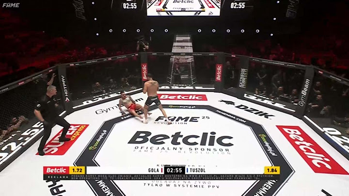 FAME MMA 25: Tuszol VS Wojtek Gola - 1 Runda