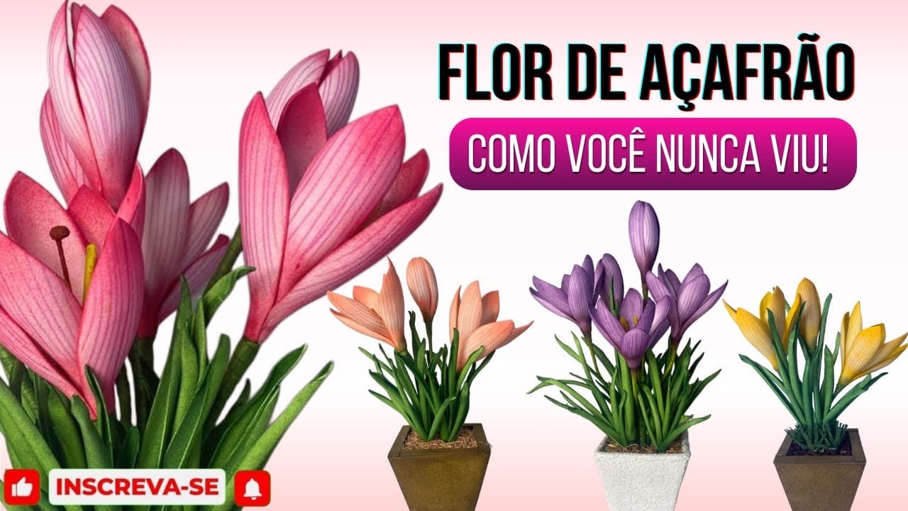 Цветок шафрана шаг за шагом: вы будете поражены этой техникой!