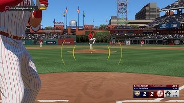 MLB The Show 24 TREA Turner HOME RUN  my opponent Quit 😂😂😂