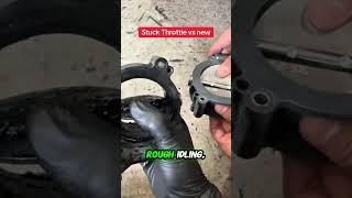 Old vs New Throttle Body #shorts #carmaintenance #throttlebody