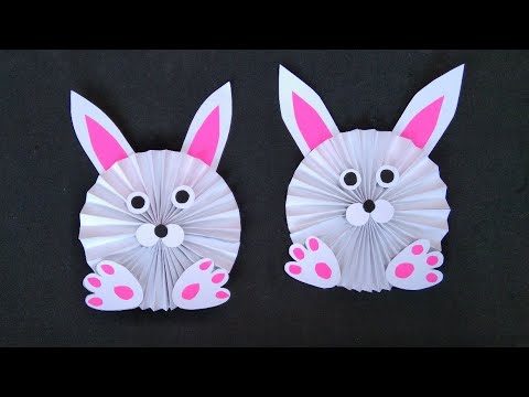  Kerajinan  Mudah Untuk Anak  Anak  Paper Bunny Cara 