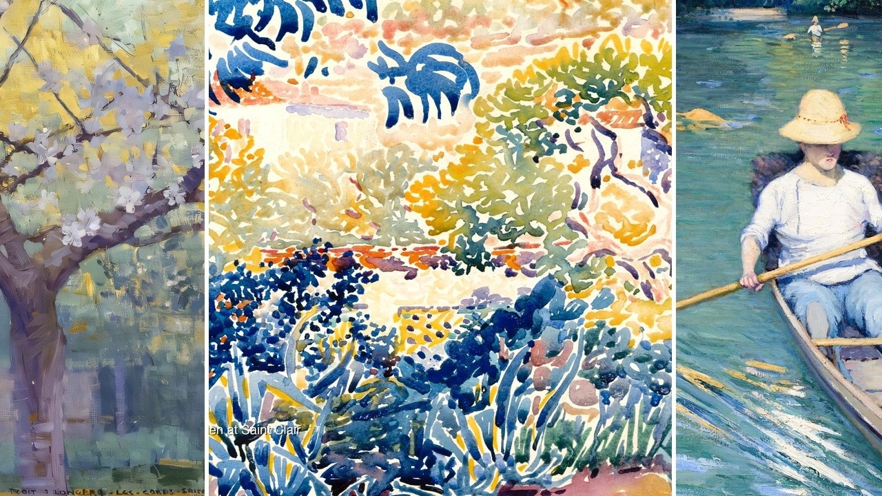 Impressionist Art TV — Silent Art Gallery · September 9 Night | Henri · Edmond Cross & others