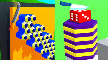 Slice All vs Slicer Knife - Very Satisfying and Relaxing ASMR Slicing Game