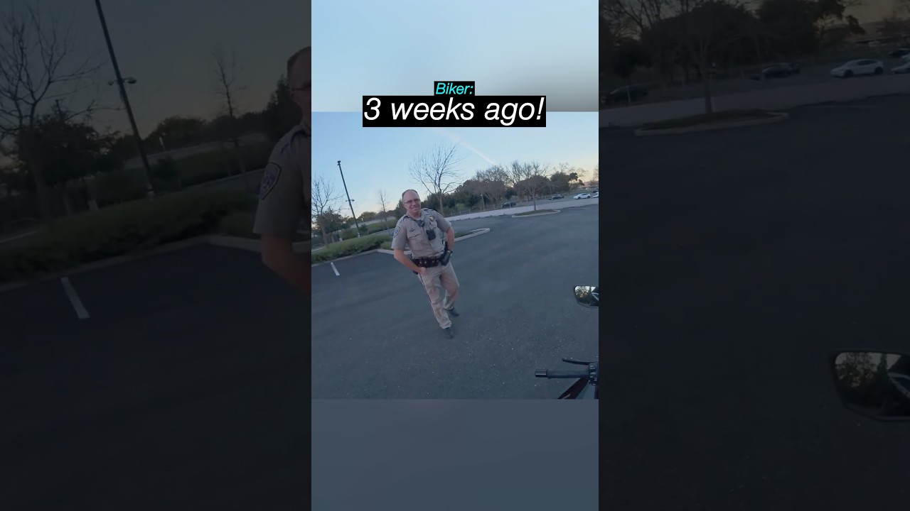 NEW RIDER Meets NICE COP 👮 🏍️