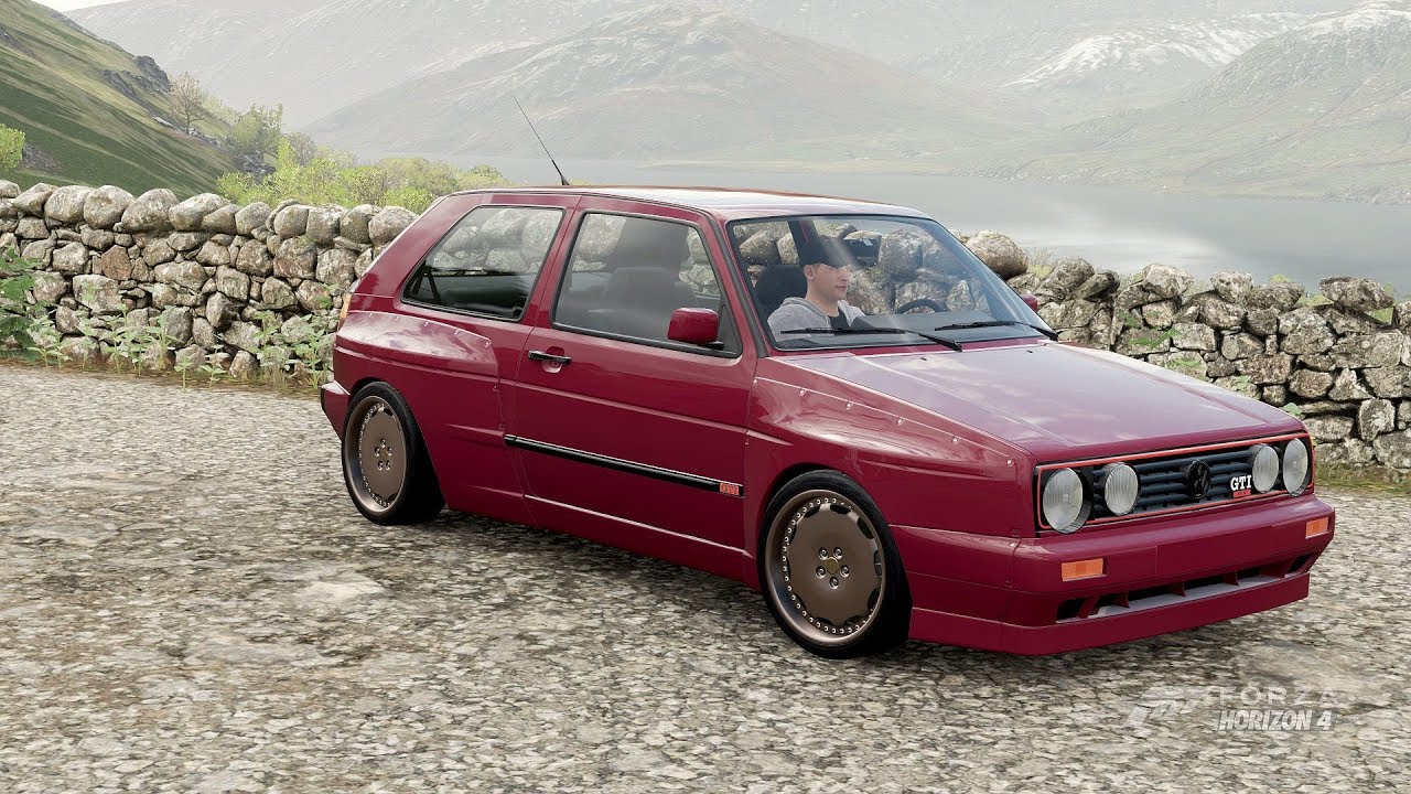 Forza Horizon 4 VW Golf 2 GTI Rocket Bunny Realistic Driving with