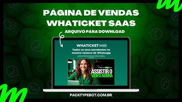 Bônus 🎁 Landingpage - Whaticket SaaS