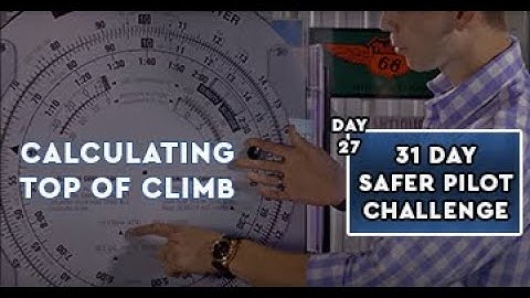 Calculating Top of Climb and Top of Descent - SPC Day 27