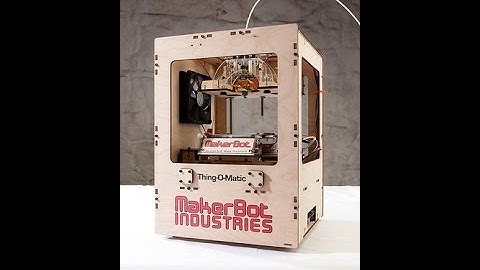 Makerbot Thing-O-Matic Timelapse #1 3d Druck