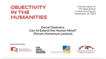 David Chalmers, "Can AI Extend the Human Mind?"