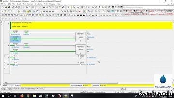 Simulasi pengendalian motor Forward Reverse menggunakan cx-programmer dan cx-designer