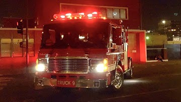 LAFD Truck 9 (Reserve) Responding Code 3