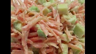 Салат "Морковь с Авокадо" Салат "Морковь с Авокадо"