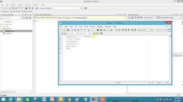 Define Function in Matlab Tutorial for Beginners