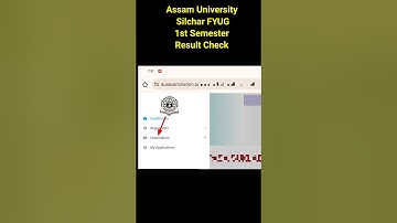 Assam University FYUG 1st Semester Result Check ✅ #assamuniversitysilchar