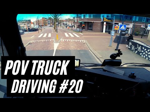4K POV Truck Driving #20 - Mercedes Actros - Vlaardingen, Nederland