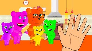 Mega Gummy Bear cook cherry pie Finger Family songs for Kids | Gummy Bear Finger Family Mega Gummy Bear cook cherry pie Finger Family songs for Kids | Gummy Bear Finger Family