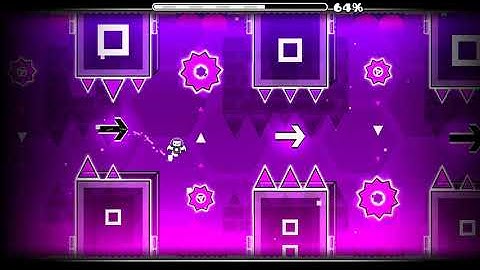 Geometry Dash - "Just Processing" By JustBasic (Medium Demon)