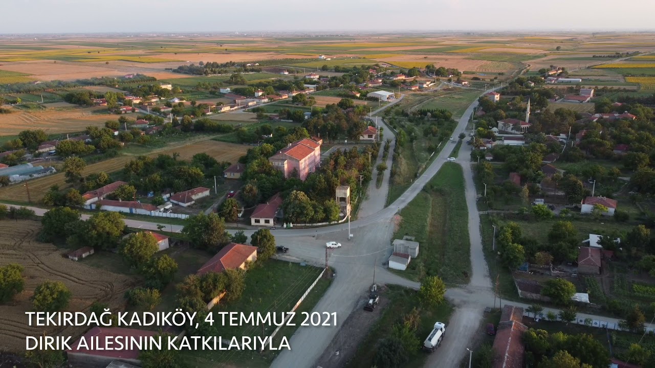Tekirdağ Kadıköy'de drone ile gerçekleştirilen video çekimi (Temmuz 2021)
