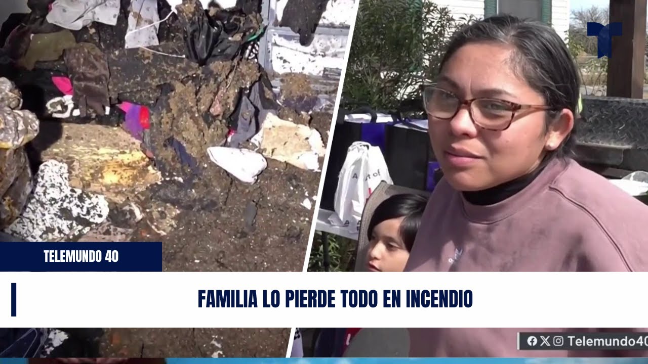 Familia lo pierde todo en incendio | TELEMUNDO 40 - YouTube