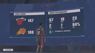Heat vs Suns Highlights - NBA2K24