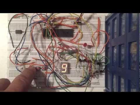 Adjustable countdown timer using PIC 16F877