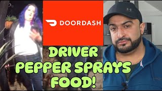 DoorDash Driver Caught Pepper-Spraying Arby’s Order! | Reaction